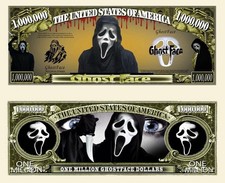 40 Pack Ghostface Scream Mask Money Collectible Horror Novelty 1 Million Dollars picture