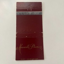 Maxwell's Plum Ghirardelli Square San Francisco Vintage Matchbook Cover TMM6-3 picture