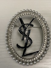 Beutiful Elegant Brooch Pin By Yves Saint Laurent picture