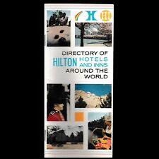 1976 Hilton Hotels and Inns World Directory Bicentennial 94 pg Maps Photos Info picture