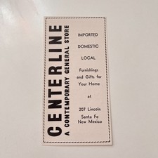 Centerline A Contemporary General Store Santa Fe 1960 NM Ad TAK2-M23 picture