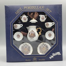 Miniature Porzellan Set Austria Emblem Design Design Reutter Germany Porcelain picture