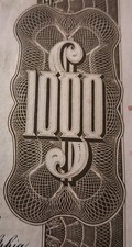 SLING'S 🪙 Vintage$1000 GOLD BOND 1931 Pennsylvania Railroad Co Bond Certificate picture