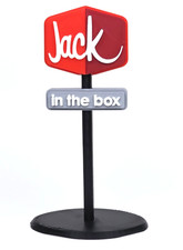 Jack in the Box Inspired Miniature Drive Thru Restaurant Sign - 5.5