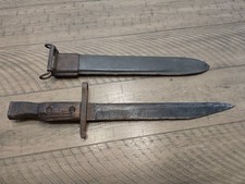 WW 1 ROSS Military Rifle Bayonet + Scabbard.  picture