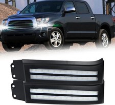 Switchback White/Amber LED Front Fog Side Marker Headlight DRL Amber Sequential picture