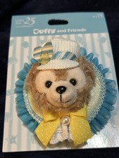 Tokyo DisneySea 25th Anniversary Sparkling Jubilee Duffy Plush Clip, Japan picture