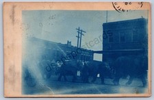 K45/ Kingfisher Oklahoma RPPC Postcard c10 Elephants Campbell Bros. Circus 288 picture