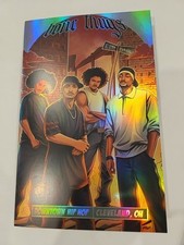 Bone Thugs Downtown Hip Hop 10 Cleveland OH Foil Variant Karina Belous Ltd 75  picture