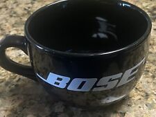 Vintage Extra Large BOSE Stereo Speakers Home Audio PROMO Black Coffee Mug Rare picture