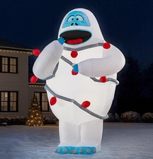 15 Ft Light-Up Bumble String Lights Inflatable Decoration - Rudolph the Red-Nose picture