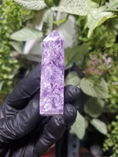 Charoite Mini Tower 32g  Em26 picture