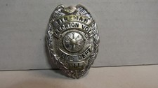 Vintage Alorton IL Volunteer Fire Department Badge Obsolete Illinois Fireman picture