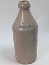 Antique W. E. Heald Stoneware Bottle Cobalt Stamped Salt Glazed Ale Beer Bottle picture