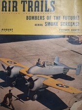 WWII 1944 AIR TRAILS Magazine August AVIATION picture