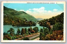 Emerald Lake in the Green Mountains Vermont Vintage Postcard picture