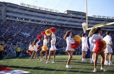 USC Trojans Cheerleader College NCAA Football Original 35mm Photo Slide picture