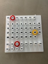 Ring A day date wall calendar picture