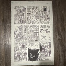 DC Ragman Original Art Signed by Pat Broderick issue 5 page page 2 with COA picture