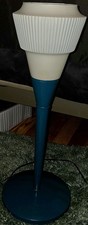 MCM 1950s Gerald Thurston Teal TABLE LAMP - Atomic Style - WORKS picture