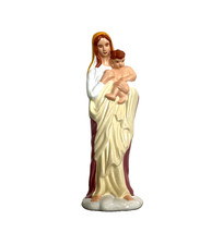 Vintage J.J.D. Virgin Mother Mary and Baby Jesus 8