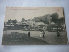 Old postcard Dieppe Le château vu des jardins du casino Seine Maritime 76  picture