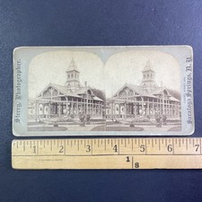 Grand Pavilion Saratoga Springs NY Stereoview Sterry Photographer Victorian picture