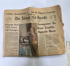 Vtg NEWSPAPER Alexandria Gazette 195th Anniversary Issue Feb 5 1979 Virginia picture