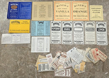Vintage Apothecary Labels Pharmacy Bottle Labels Advertisement Lot of 100 picture