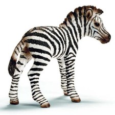 NEW 14393 Schleich Zebra Foal wild life RETIRED figure animal replica picture