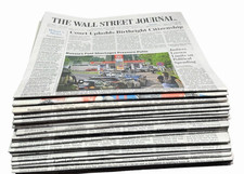 The Wall Street Journal Newspapers LOT/24 July 2026 Complete Unread Papers picture