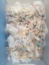 ROTC Military Reserve Officer Training Cadet Badge Pins 6 Lbs 9.5 Oz Lot of 350+ picture