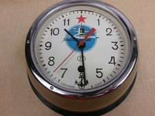 Vintage Russian vostok USSR Submarine clock KAUAHGUYCKU navy windup key working picture