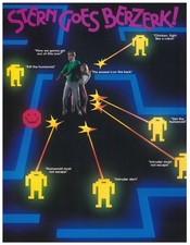 Berzerk Stern Video Arcade Flyer / Brochure / Ad - Excellent picture