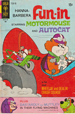 HANNA-BARBERA FUN-IN #7  MOTORMOUSE AND AUTOCAT  GOLD KEY  1971 picture