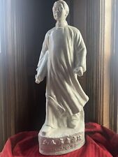 Vintage Dehua - Blanc de Chine Statue of Mao as a Young Student picture