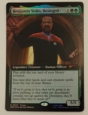 MTG Benjamin Sisko, Defeated - Promo Card Star Trek Day (60th) Exclusive P 0007 picture