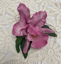 Vintage Fabar Capodimonte Porcelain Pink 7