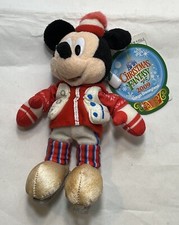 Vintage Tokyo disneyland Christmas Fantasy 6” plush Micky 2009 picture