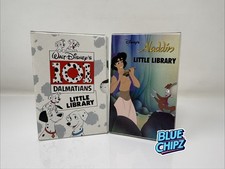 Vintage Disney Aladdin & 101 Dalmatians Little Library  Book Set Of 8 + Slipcase picture