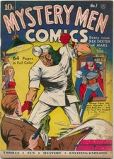 MYSTERY MEN COMICS 31 Classic Issue Collection In CBR On USB Flash Drive picture
