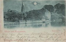 Postcard Germany: Gruss aus Regenwalde Rega-Ansicht UDB Posted 1903 picture