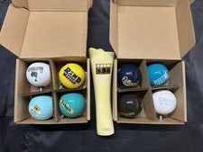 BRAND NEW IN THE BOX Set of 8 Bell’s Brewery Globe Toppers & Beer Tap Handle picture