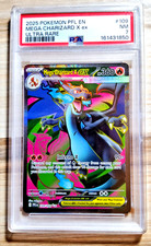 2025 Pokemon Phantasmal Flames CHARIZARD X ex #109 Holo PSA 7 Near Mint picture