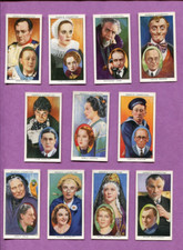 1938 OGDENS ACTORS NATURAL & CHARACTER STUDIES 11 TOBACCO CARD LOT picture