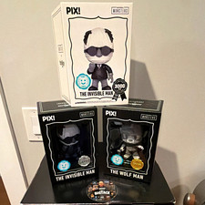 Thrilljoy Pix Universal Monsters Invisible Man & Wolf Man Chase 2pk LE 3000 pcs picture