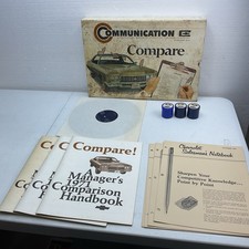 COMMUNICATION Dec 1970 CHEVROLET DEALER  FILMSTRIPS RECORDS BROCHURES picture