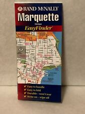 Rand McNally 2000 Marquette Michigan Easy Finder Laminated Map picture