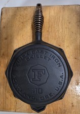 Finex # 10 Cast Iron Skillet Grillet Portland Oregon, Restored picture