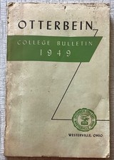 Vintage 1949 Otterbein College Bulletin Catalog Westerville Ohio OH WWII History picture